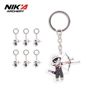 Nika Archery Acrylic Girls Keychain