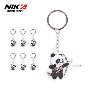 Nika Archery Acrylic Panda Keychain