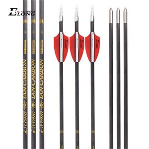 Elong Outdoor IAN 3.2mm 30T Carbon Arrow Archery Competition Target Arrows 