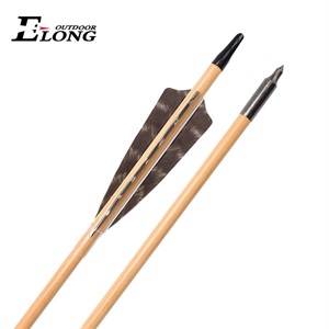 8mm Turkey Feather Wooden Arrow