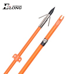 Elong Outdoor OD8mm 32inch Bowfishing Arrow Fiberglass Shaft Archery Fishing Using