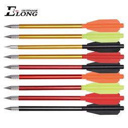 6.5'' corssbow bolt arrow hollow aluminum body metal point 12pack for mini pistol crossbow