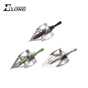 Elong Outdoor Wound Maximizer Broadhead Circular Arc Blades Arrowhead