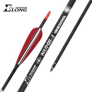 NUMB-1 6.2mm Carbon Arrows with Turkey Feather