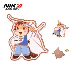 Nika Archery Year of the Horse Metal Pin Badge 