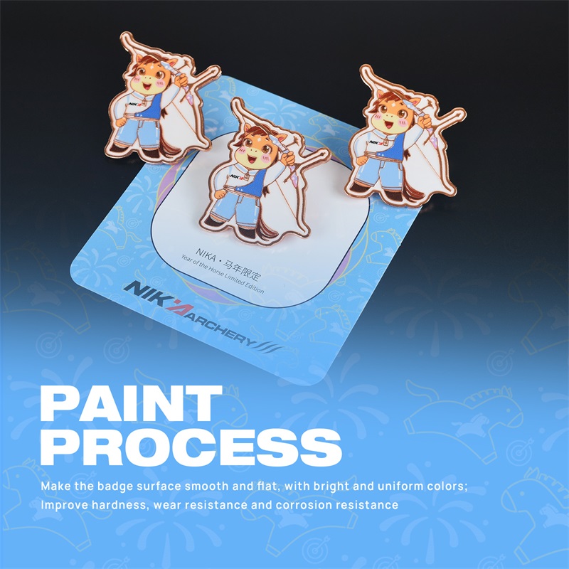 Nika Archery Year of the Horse Pin - 3 
